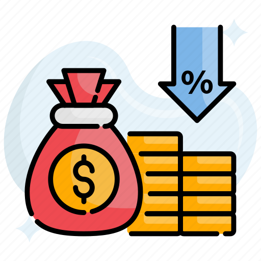 reduce cost icon